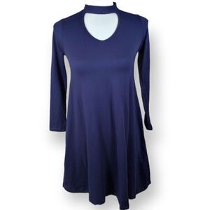 1st KISS NAVY CHOKER DRESS SZ.S/M EUC